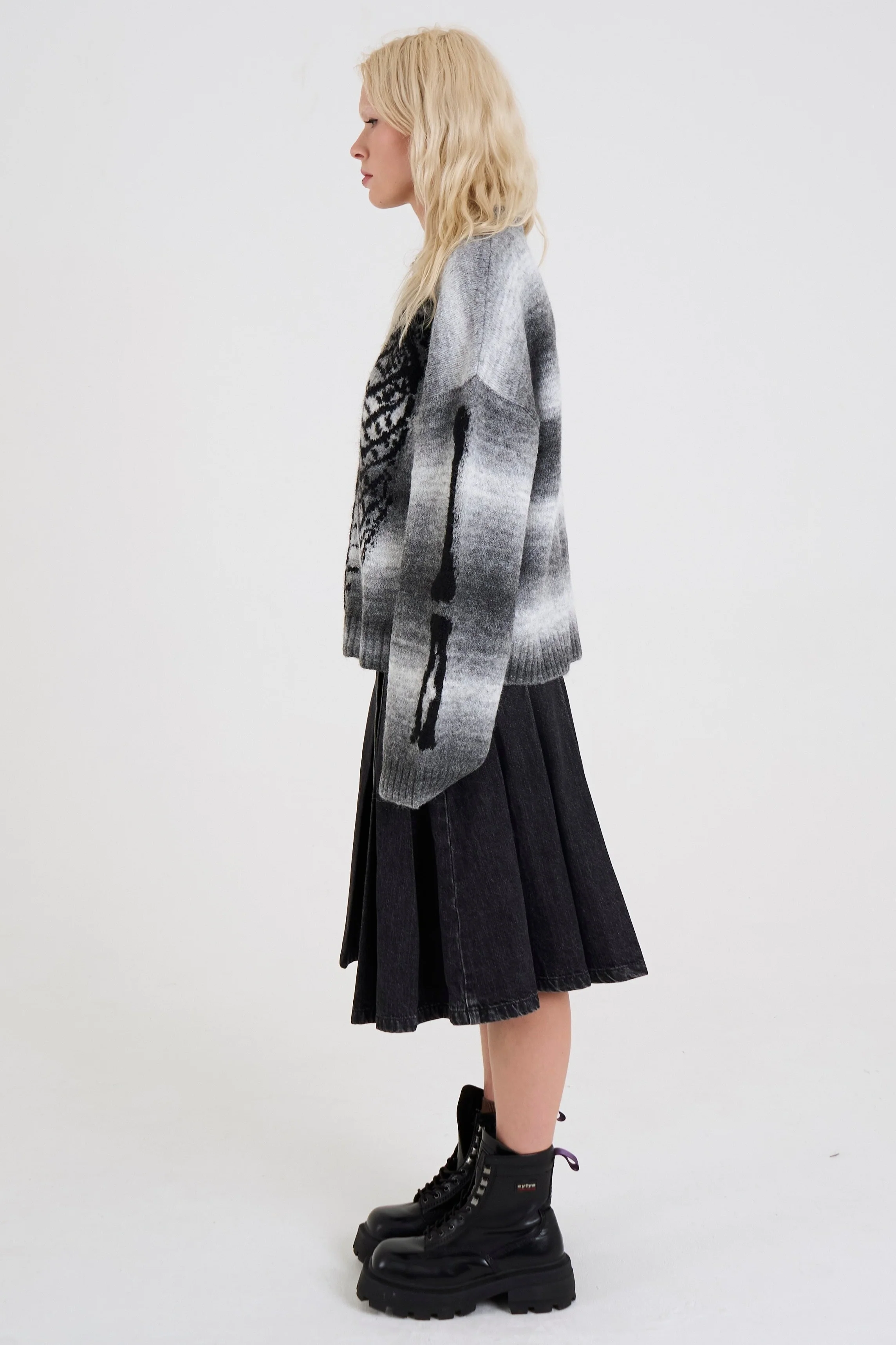 Bare Spacedye Skeleton Knit - Image 3