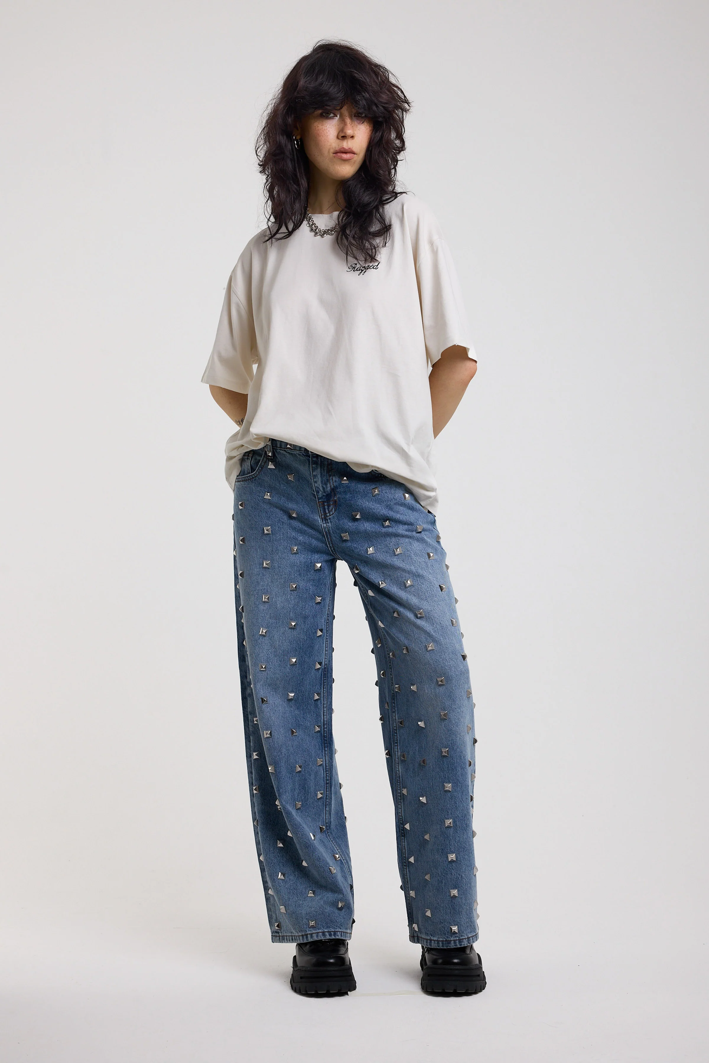 Clutter Studded Release Jeans - Image 4
