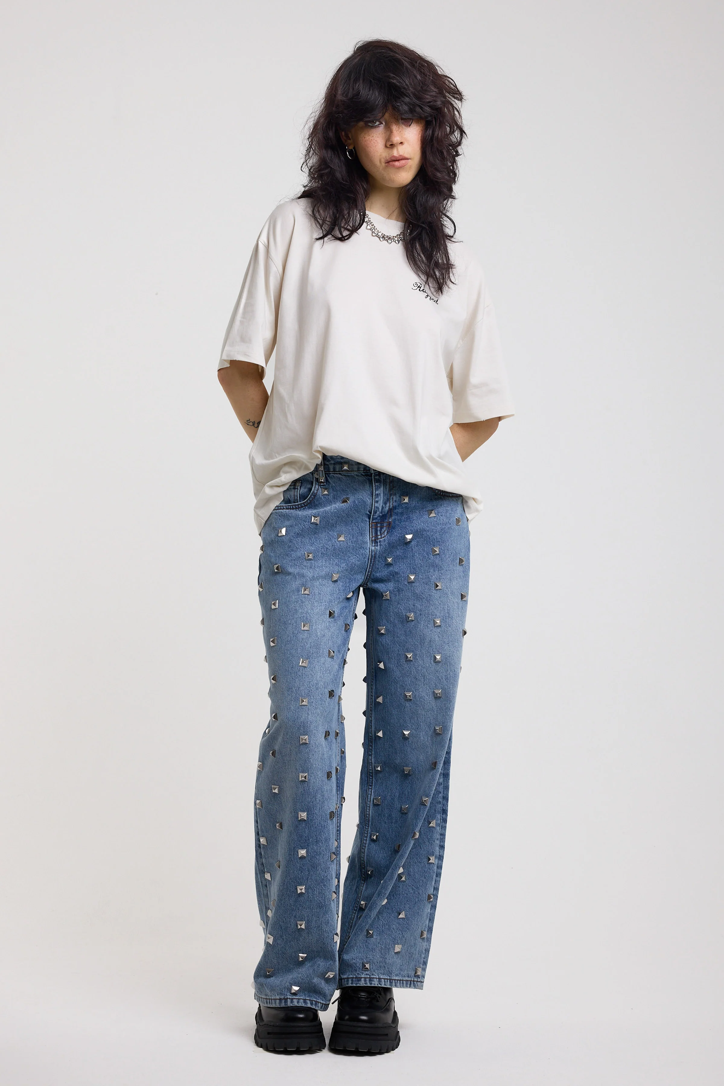 Clutter Studded Release Jeans - Image 7