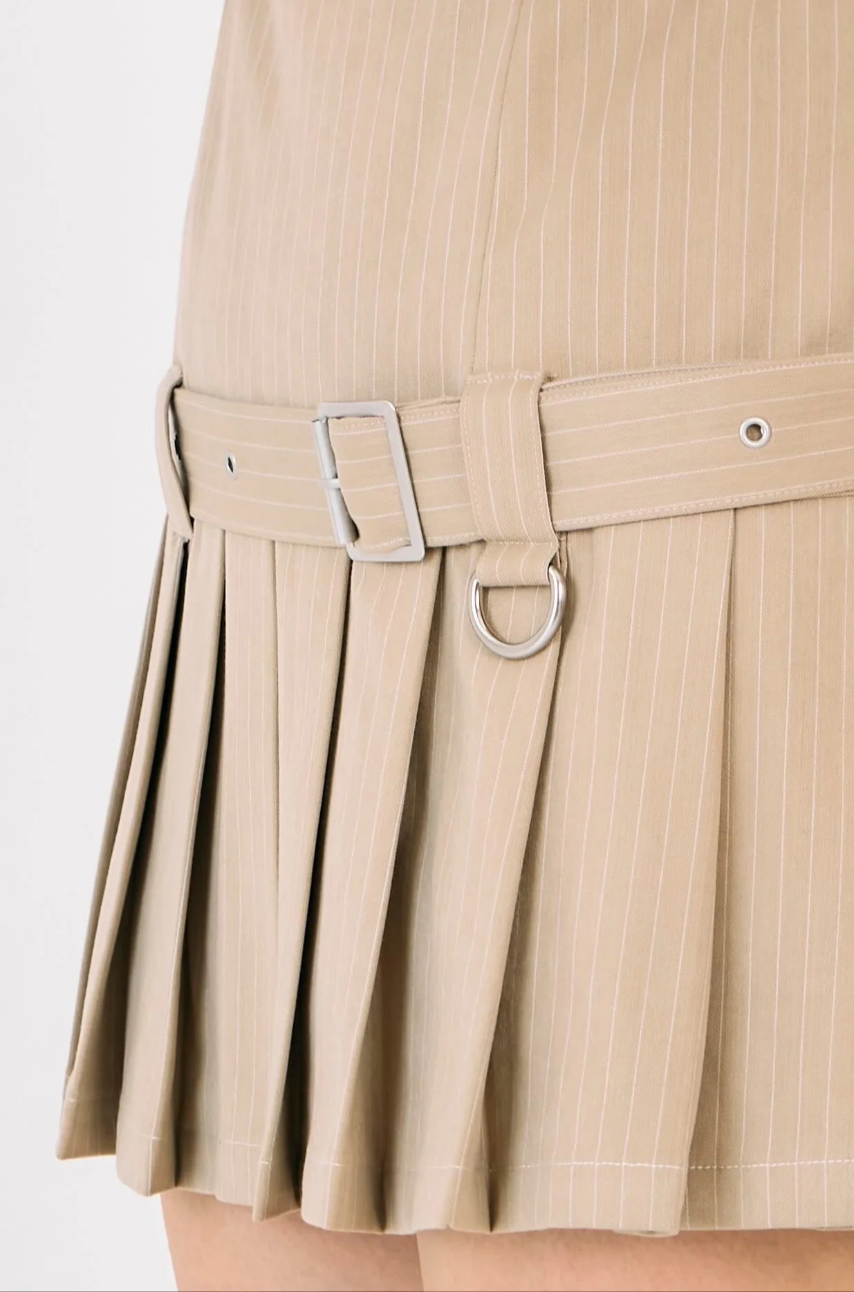 Draper Pleated Mini Dress - Image 5