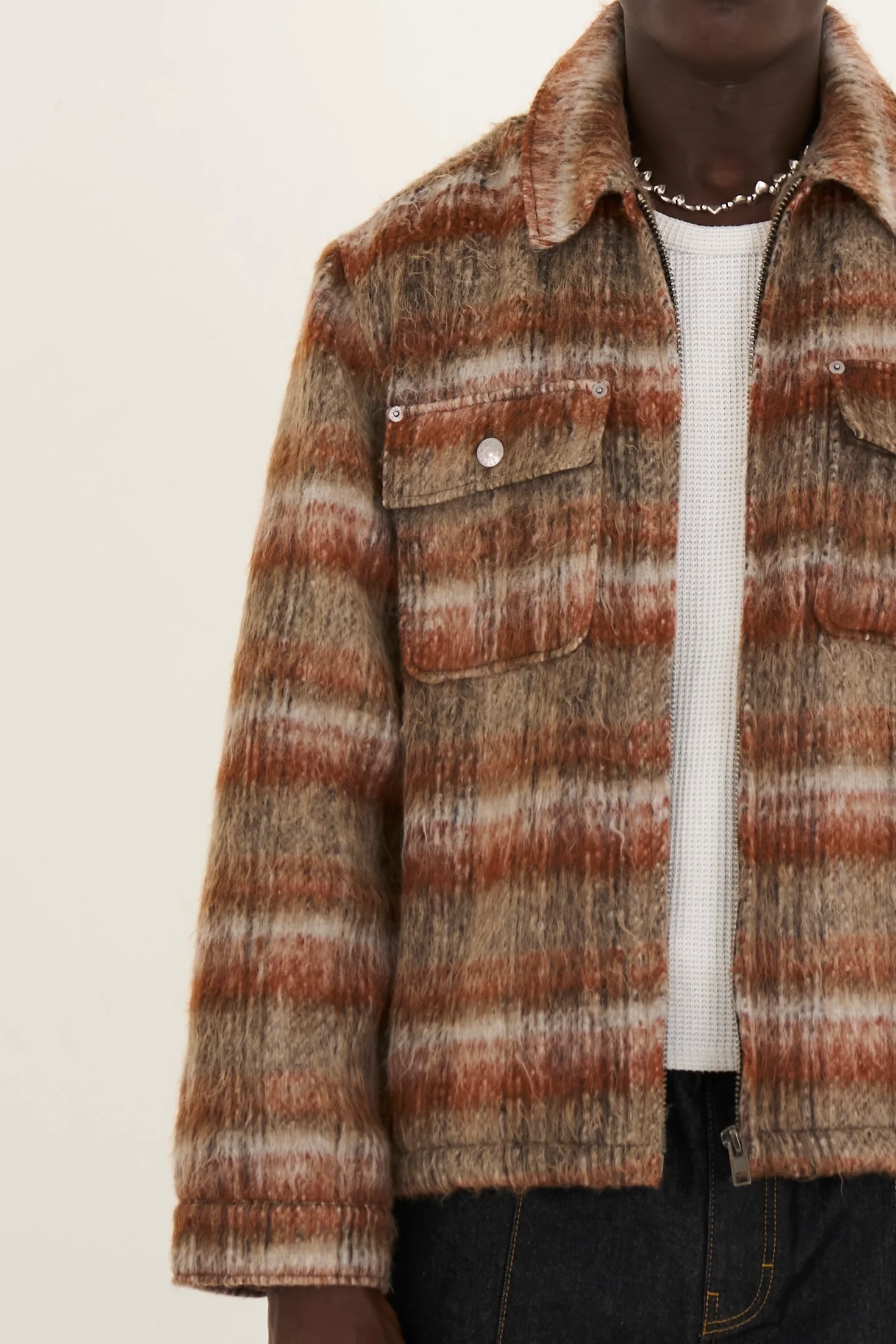Fire Brushed Check Jacket - Image 3