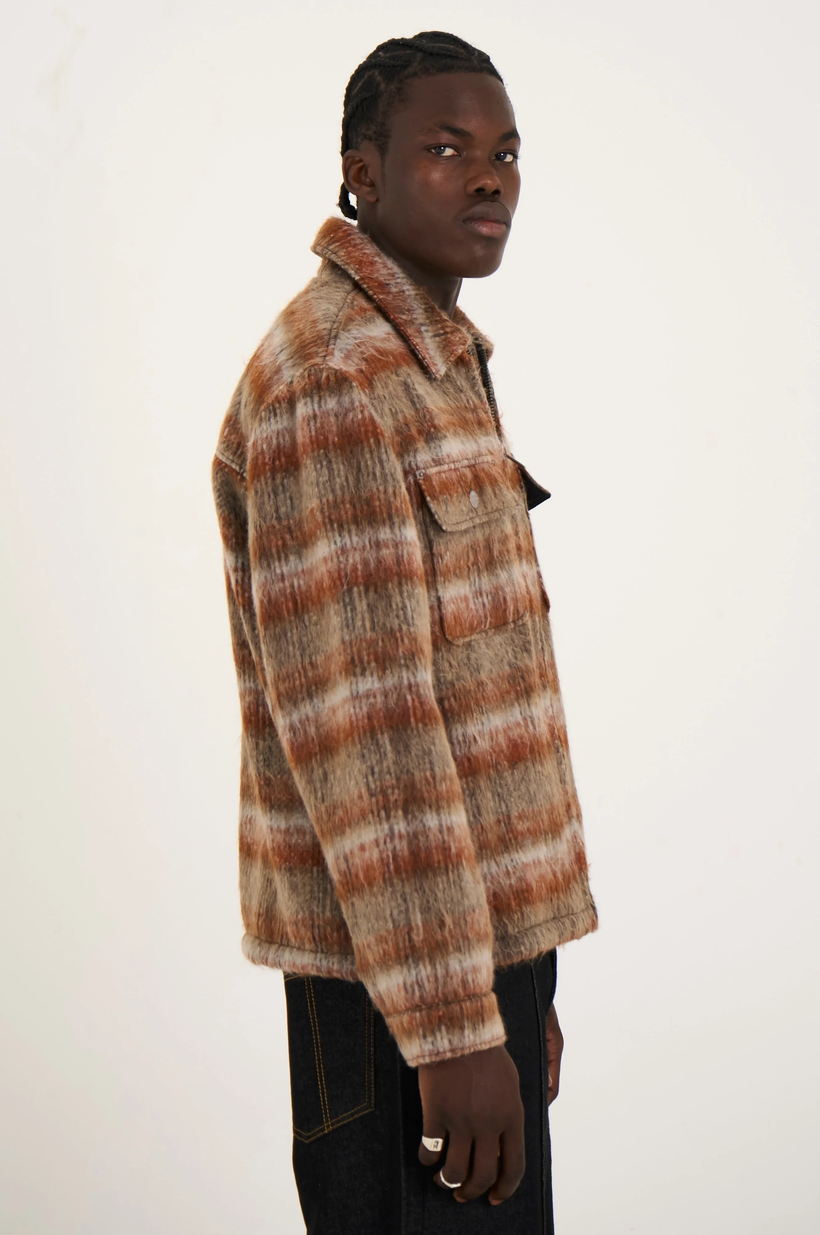 Fire Brushed Check Jacket - Image 5