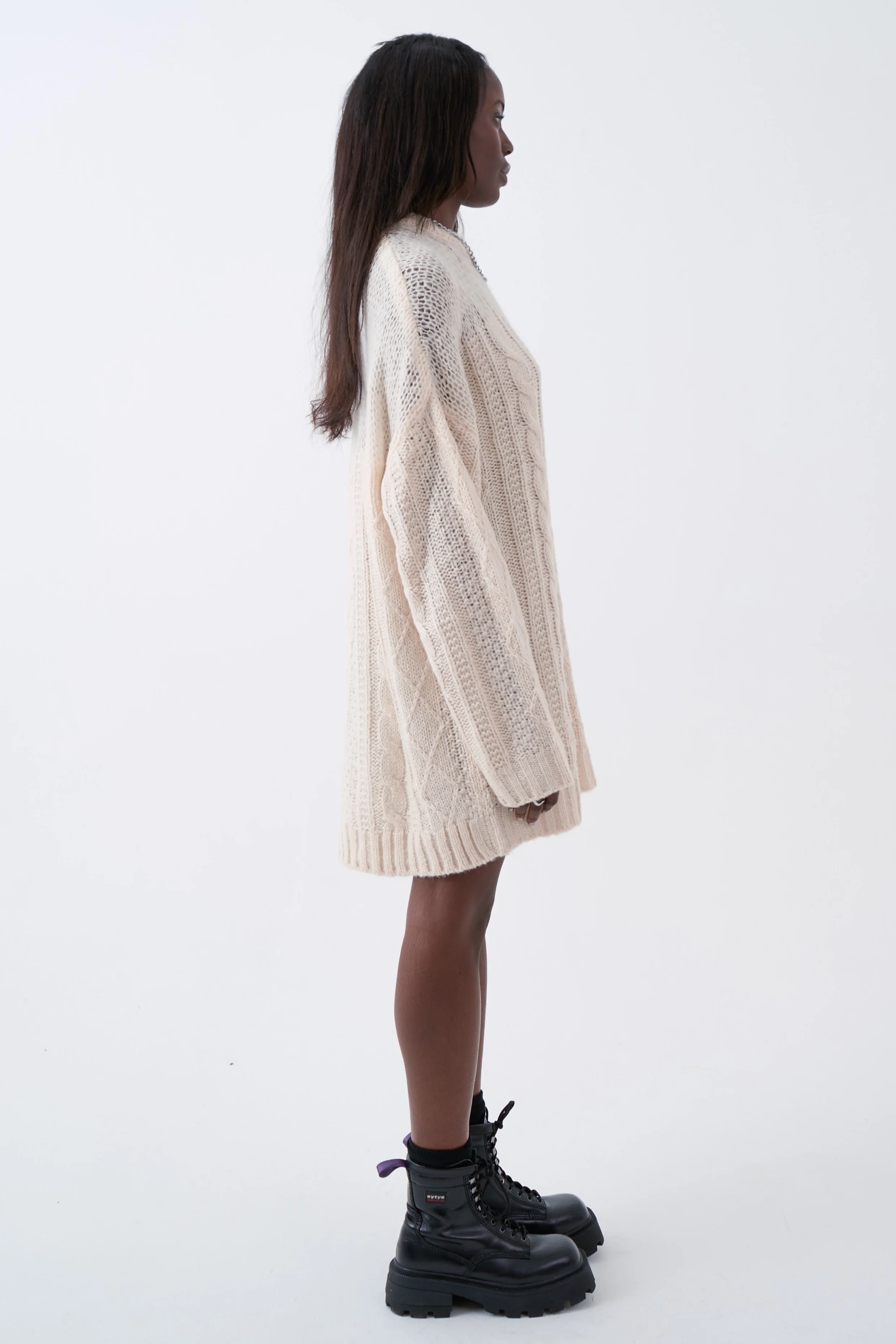 Fossil Cable Knit Dress - Image 4