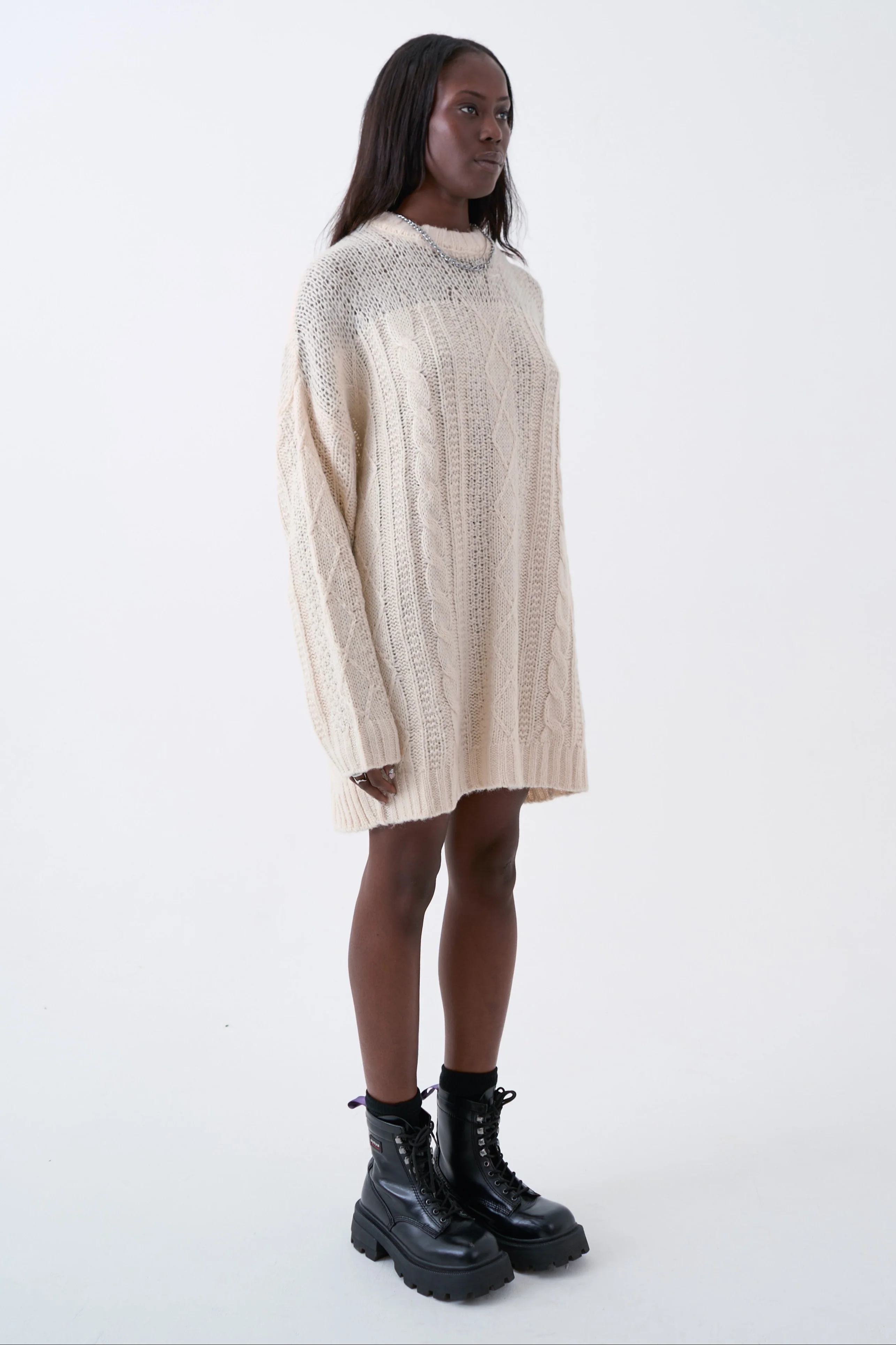 Fossil Cable Knit Dress - Image 5