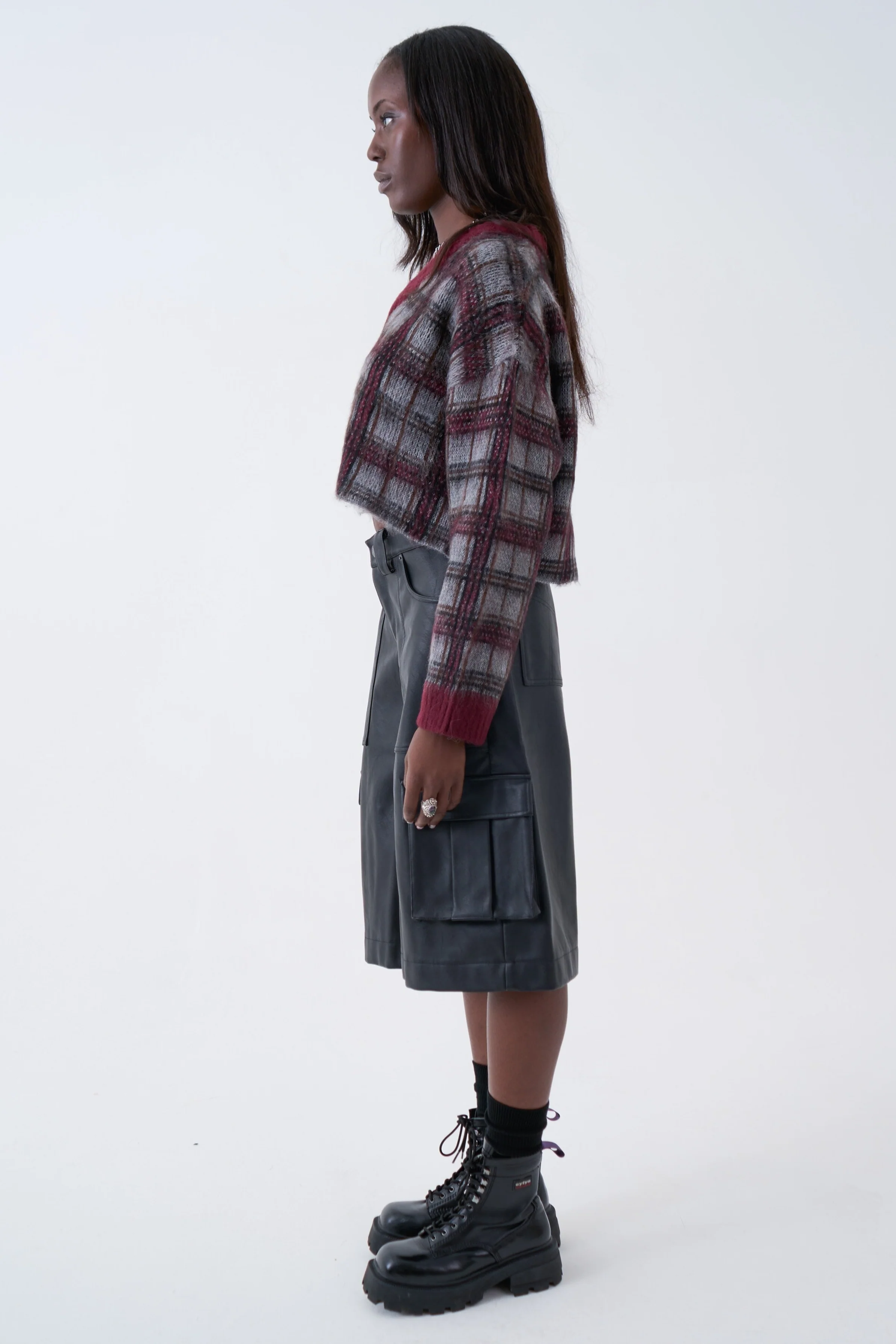 Heirloom Grunge Check Knit - Image 4
