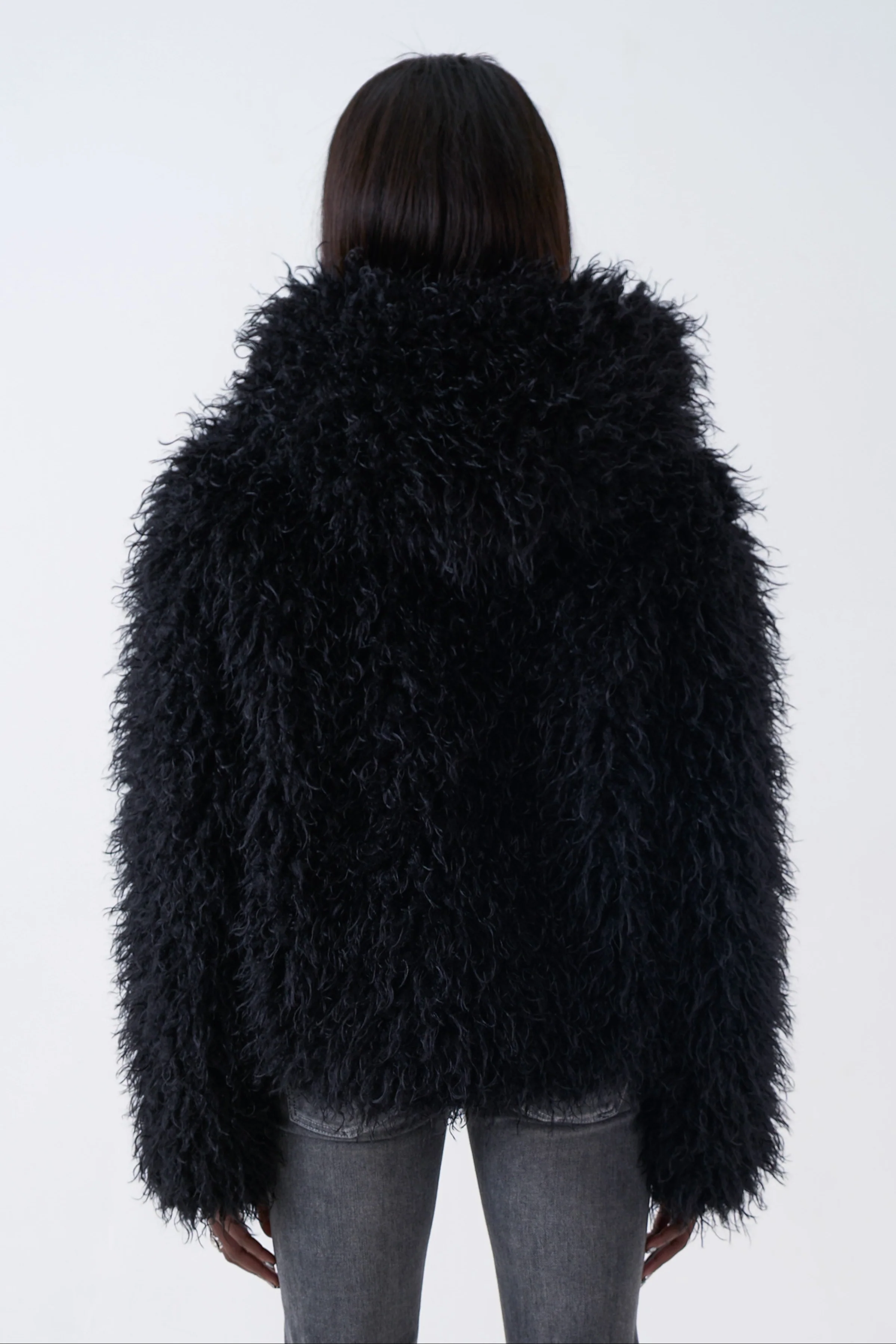 Julia Shaggy Faux Fur Coat - Image 5