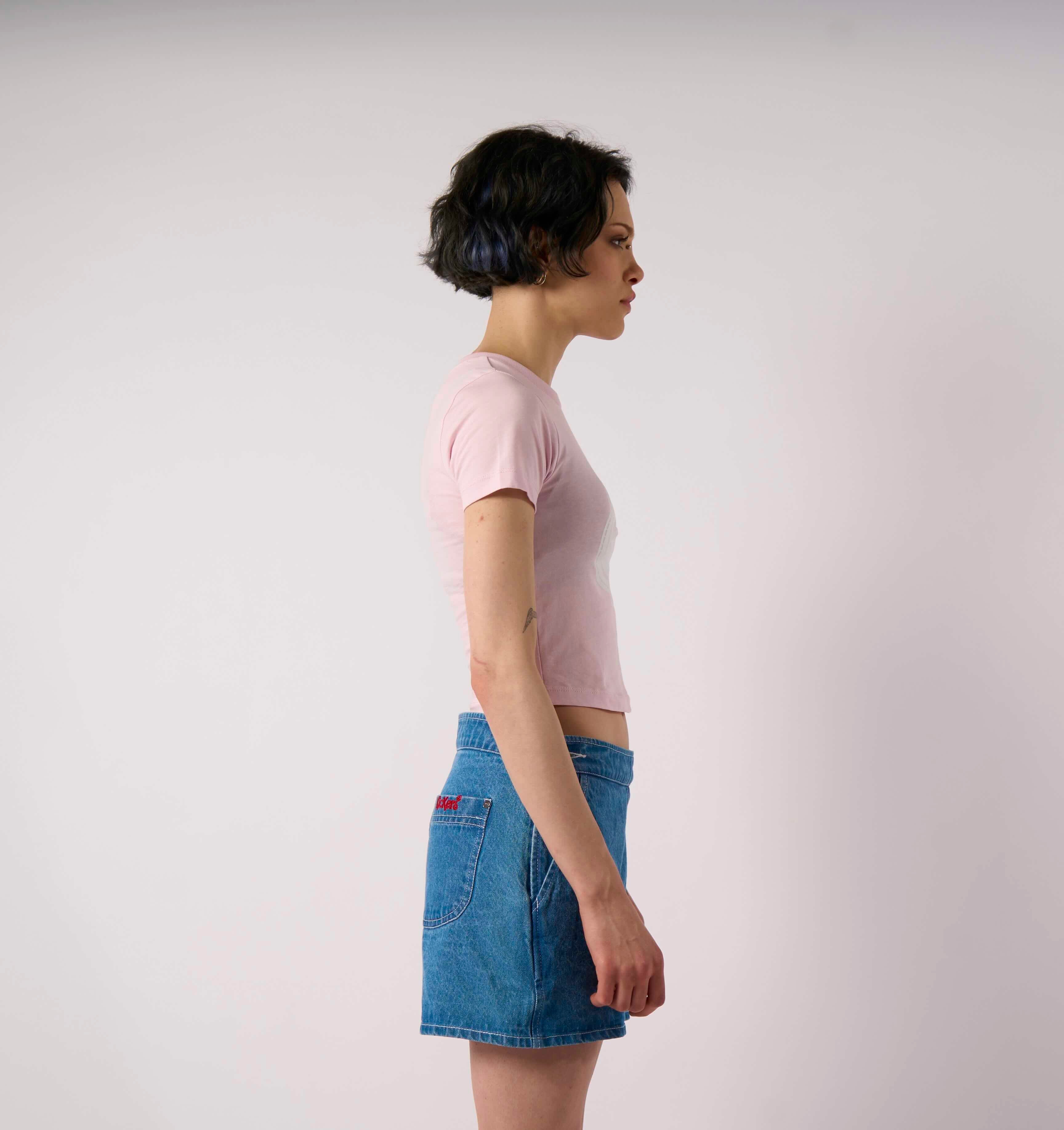 Kickers Baby Pink Logo T-shirt - Image 3