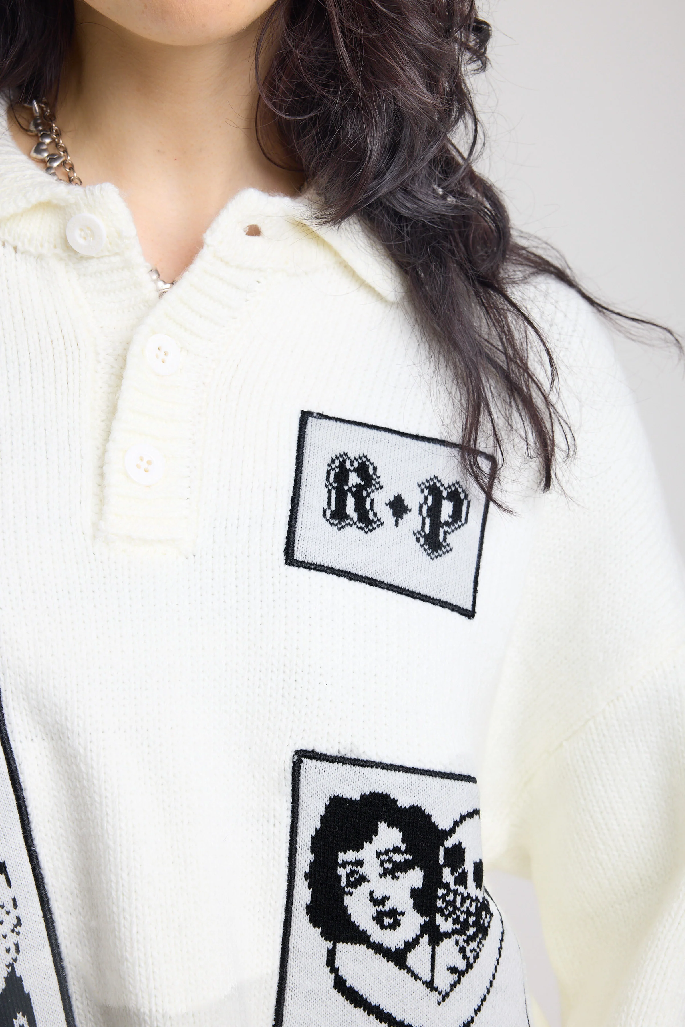 Post Rugby Appliqué Knit Jumper - Image 3