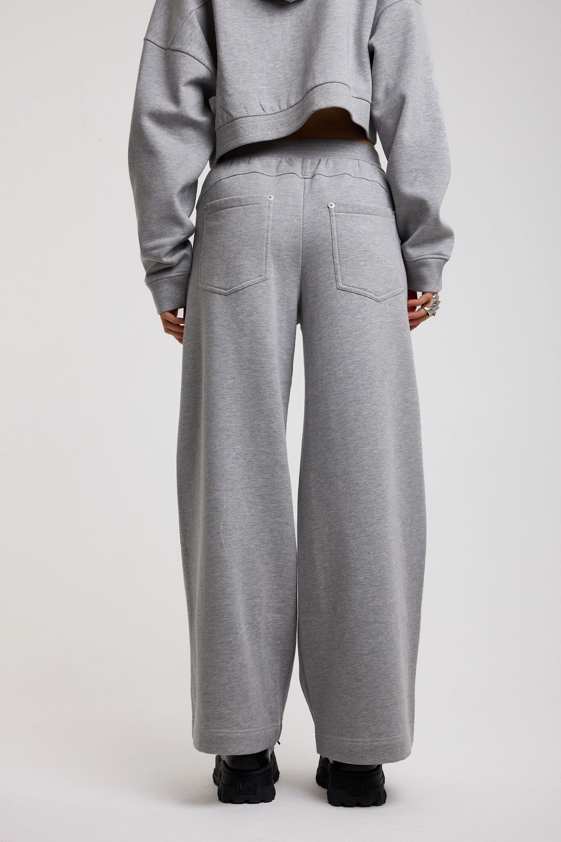 Pursuit Hardware Clasp Wide Leg Sweatpants - Image 8