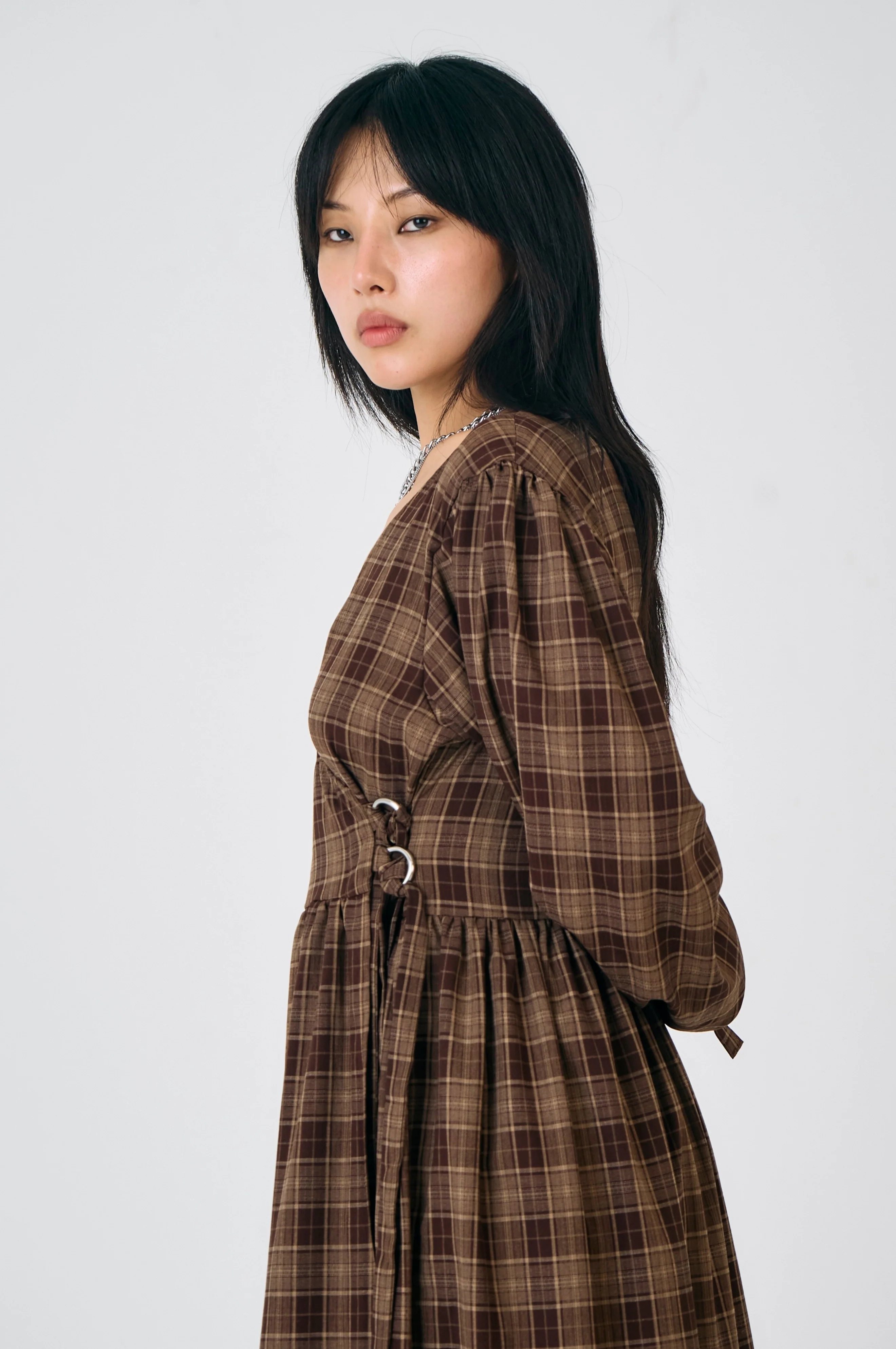 Shire Check Maxi Dress - Image 3