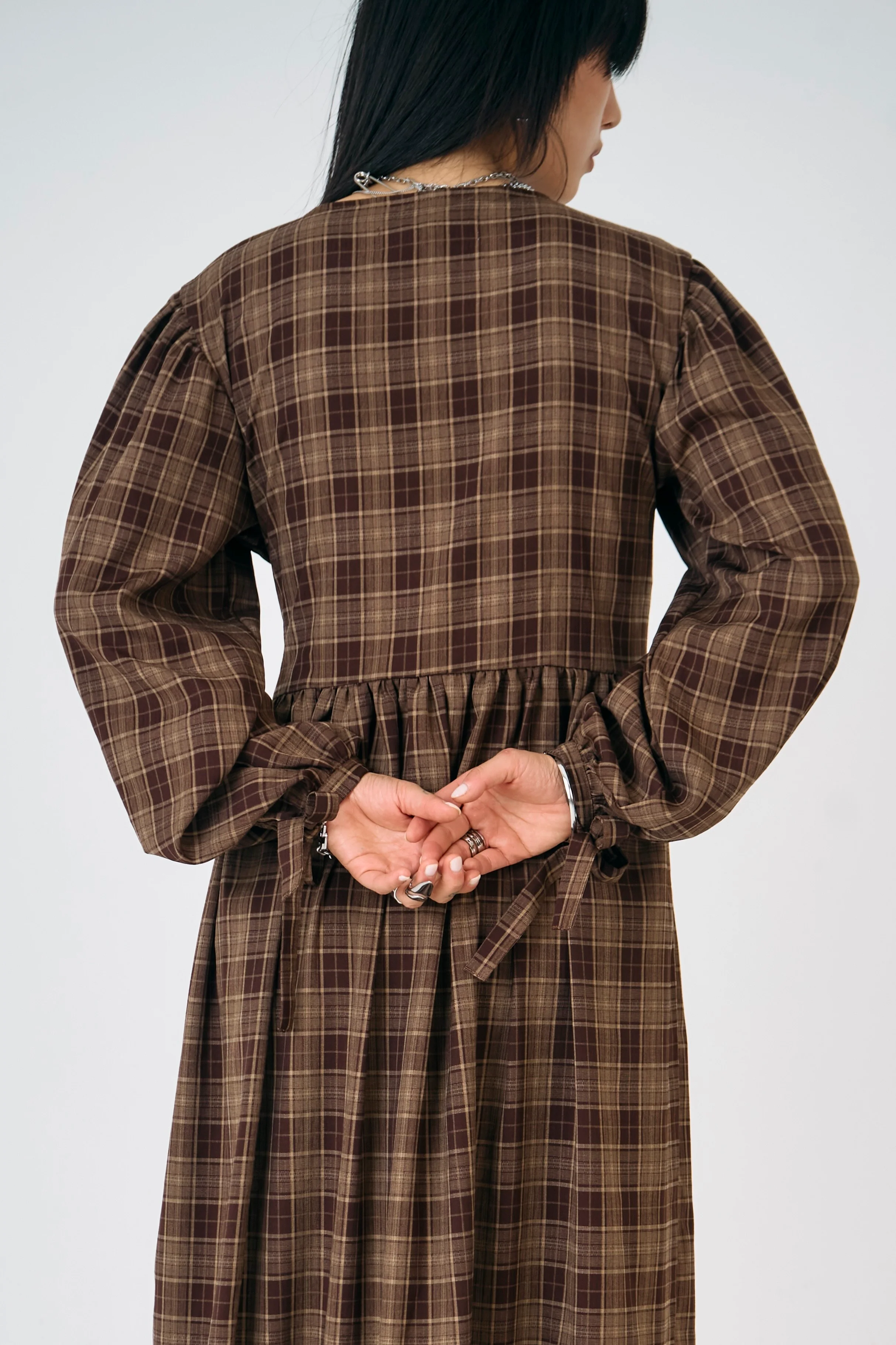 Shire Check Maxi Dress - Image 6