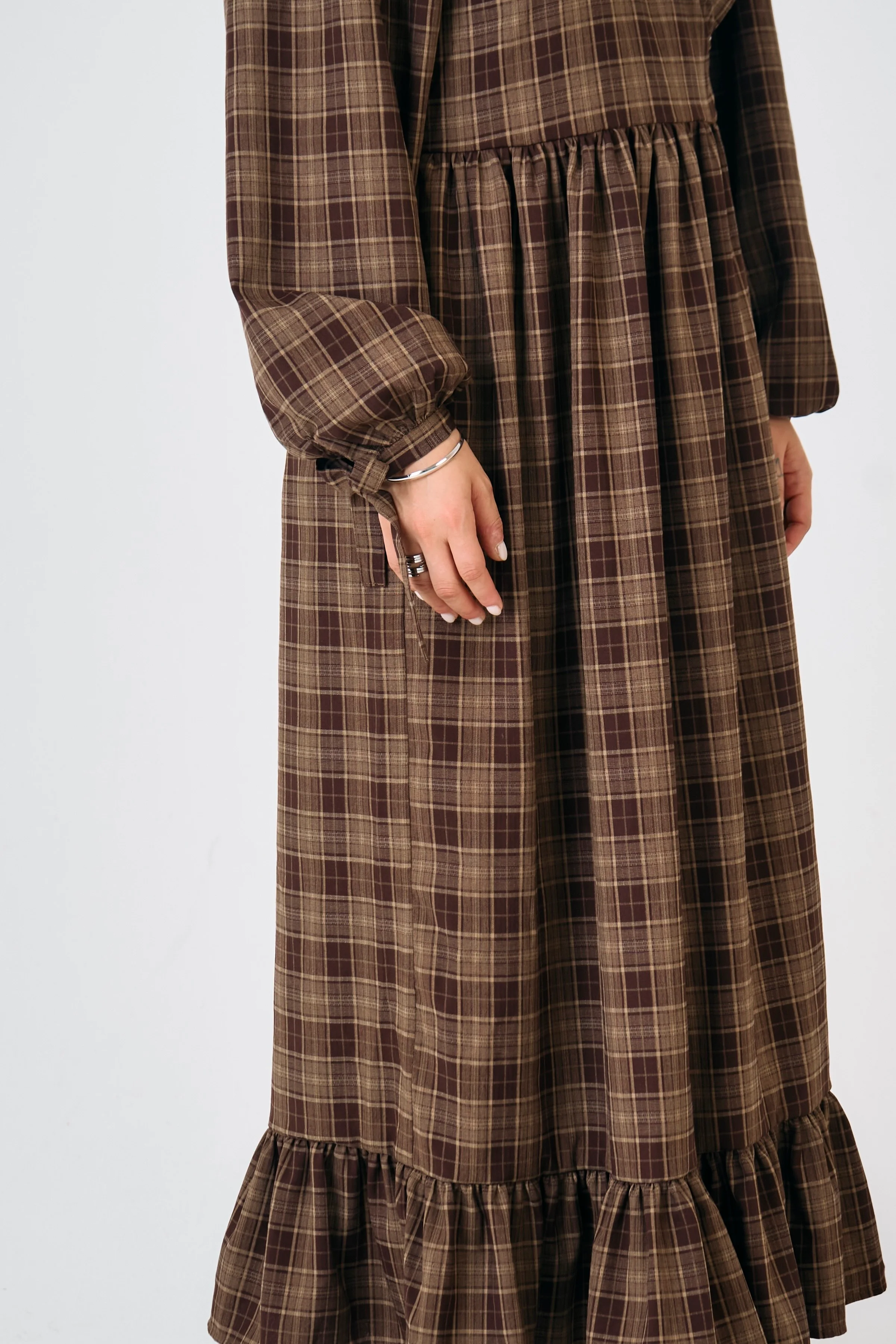 Shire Check Maxi Dress - Image 7