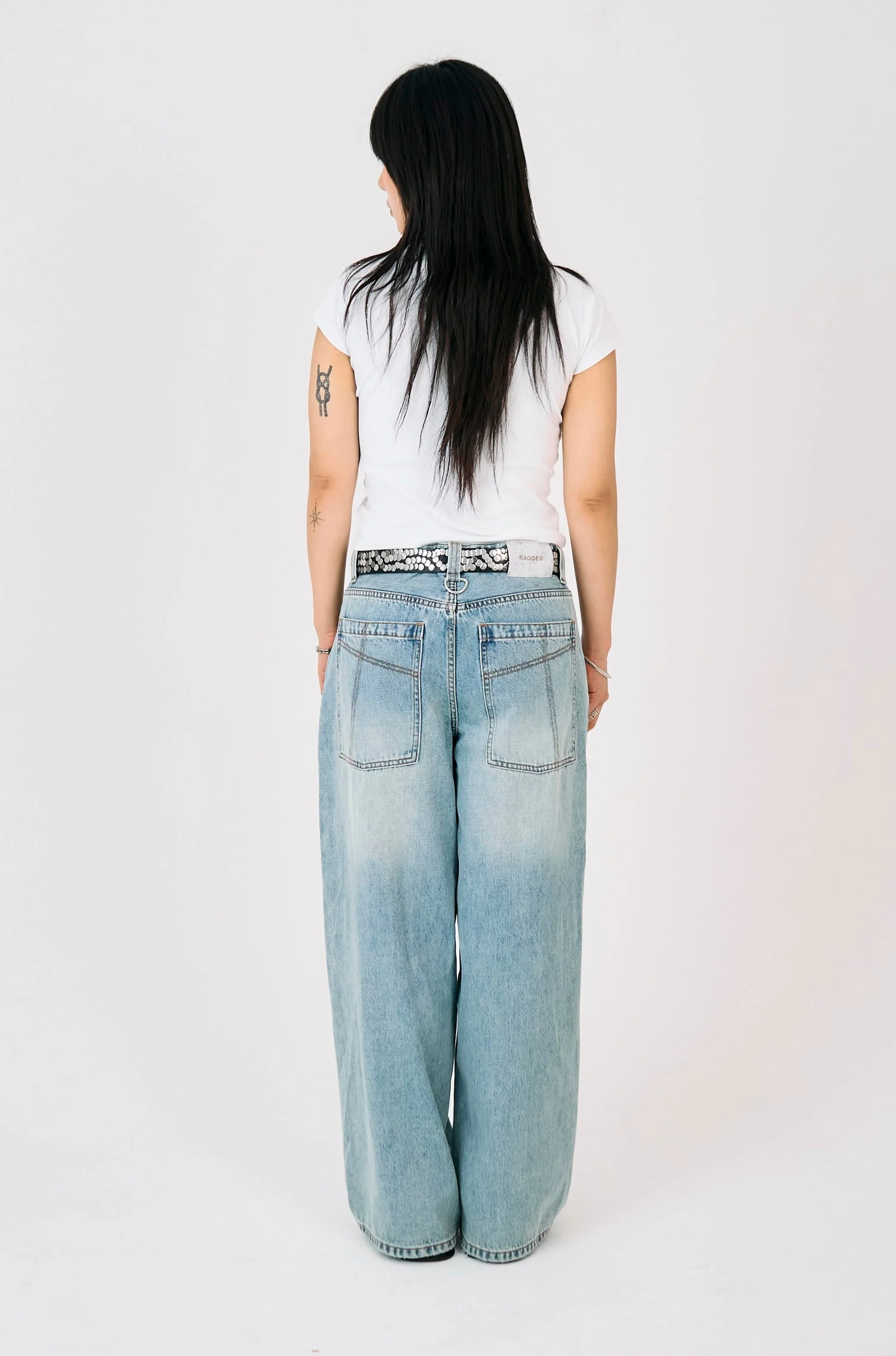 Light Wash Slim Sweeper Jeans - Image 6