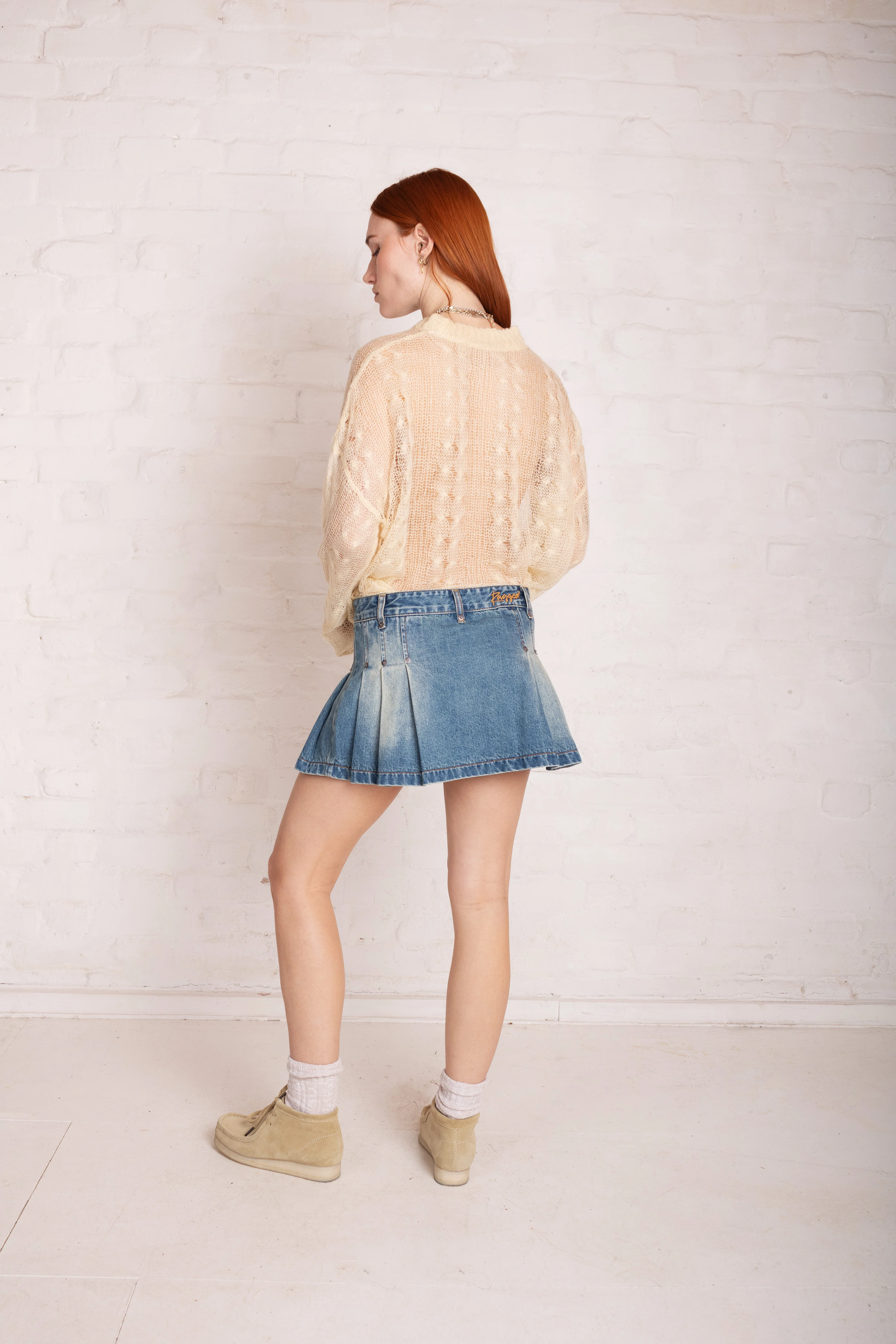 Supply Denim Mini Skirt - Image 5