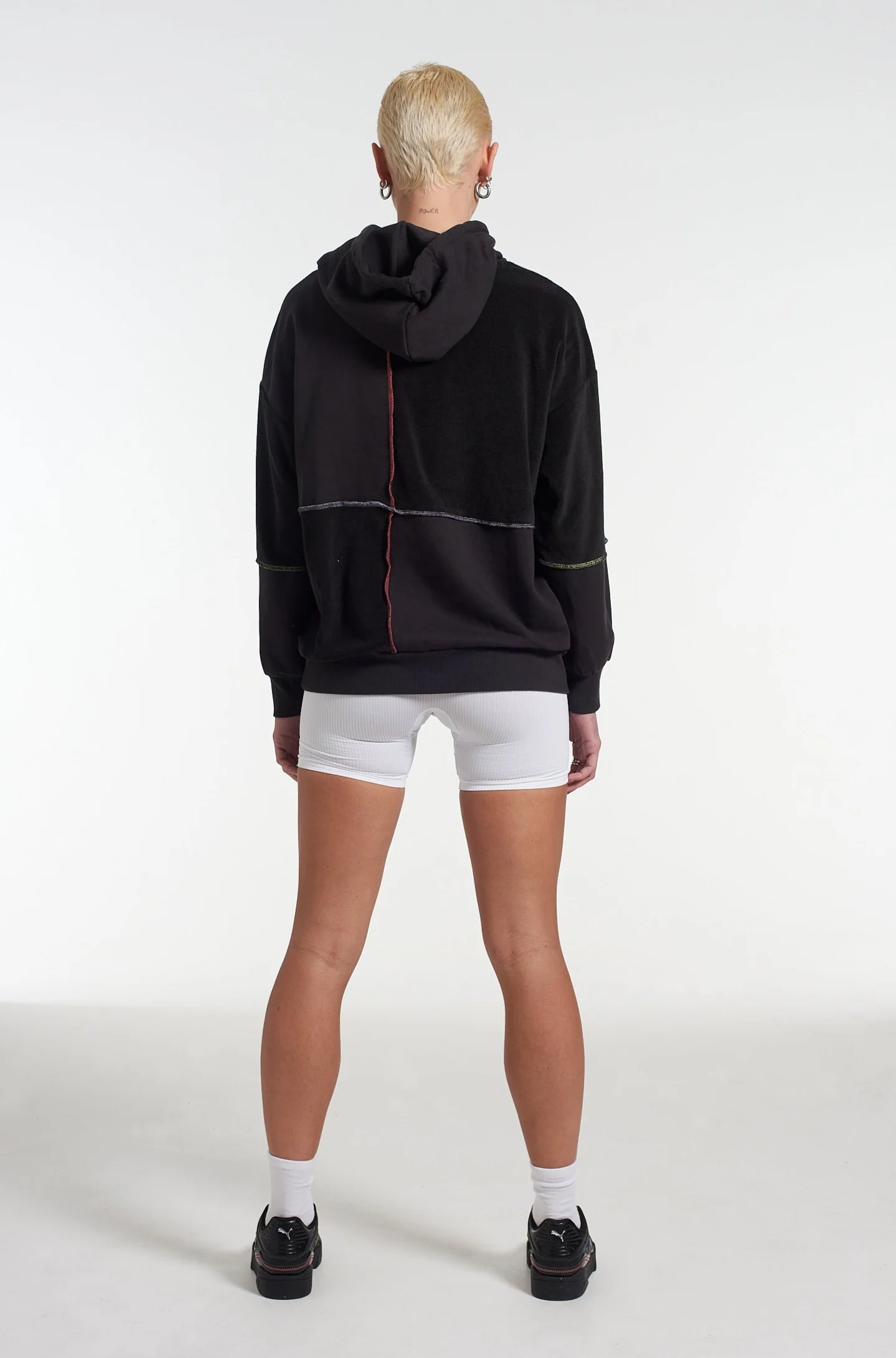 PUMA x The Ragged Priest Black Jersey Hoodie - Image 9