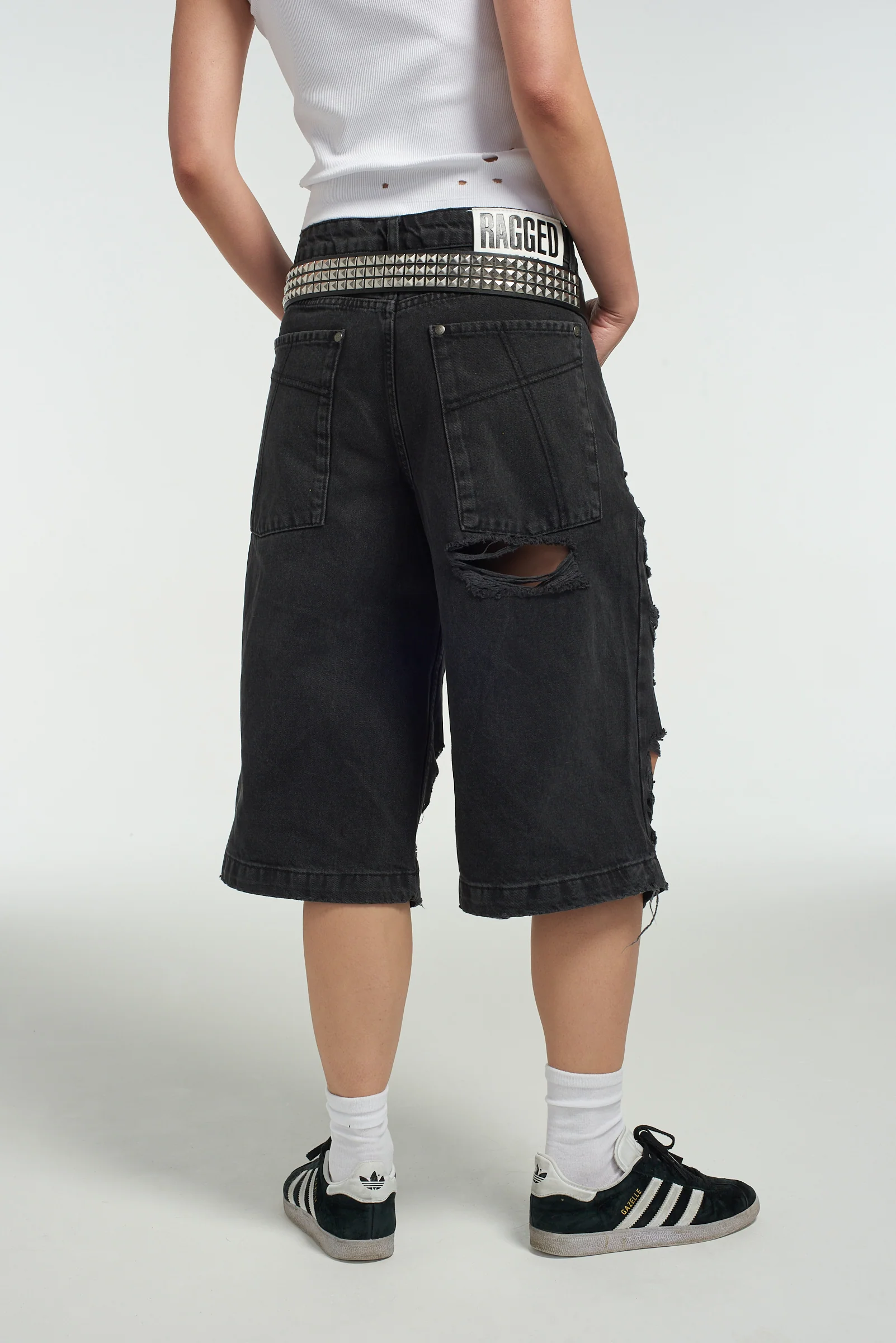 Shredder Distressed Skater Short - Image 5