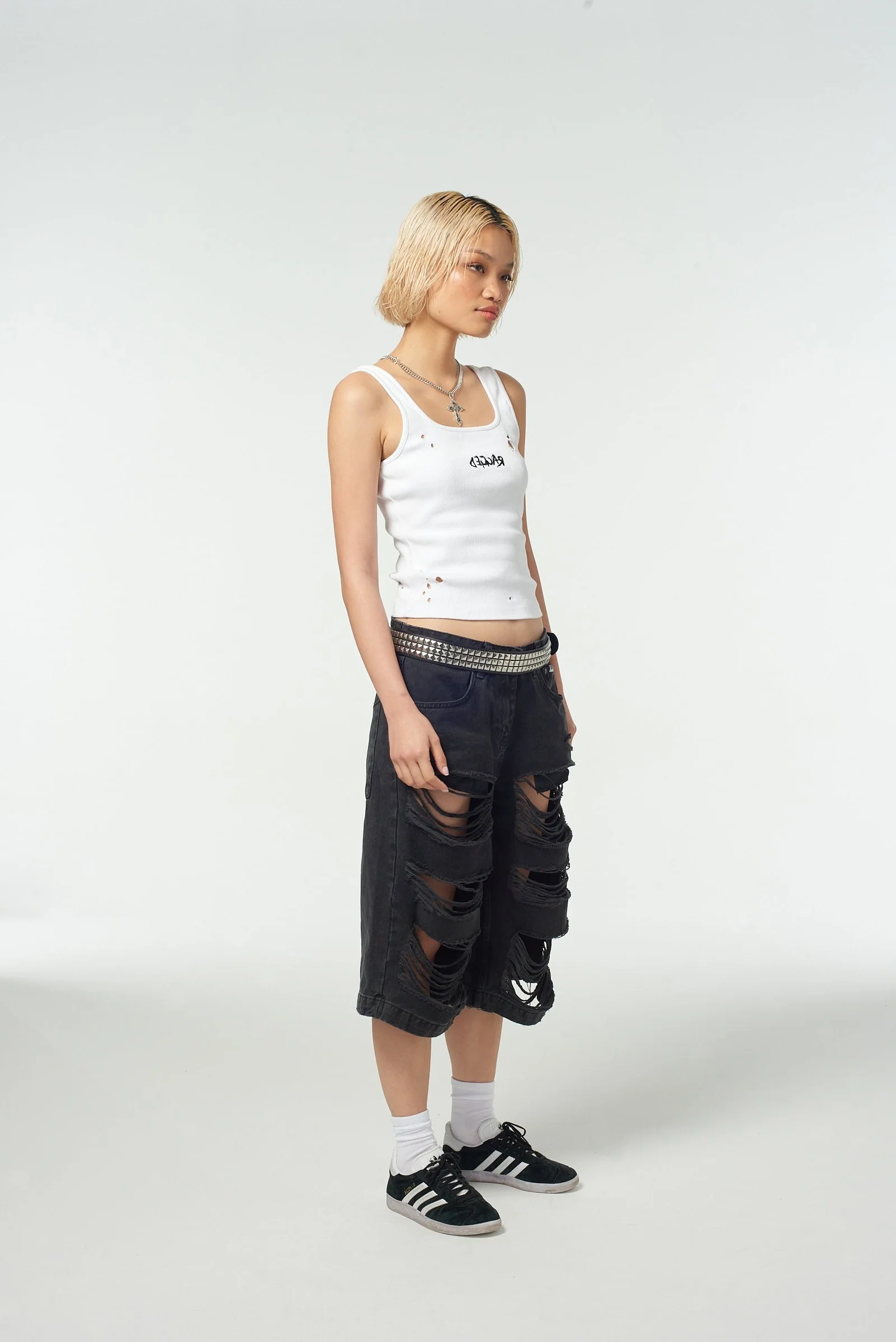 Shredder Distressed Skater Short - Image 7
