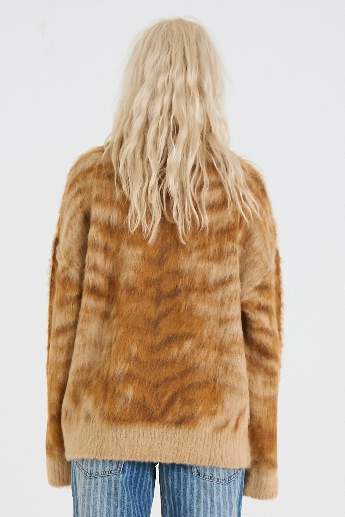 Tiger Print Relaxed Knit - Image 5