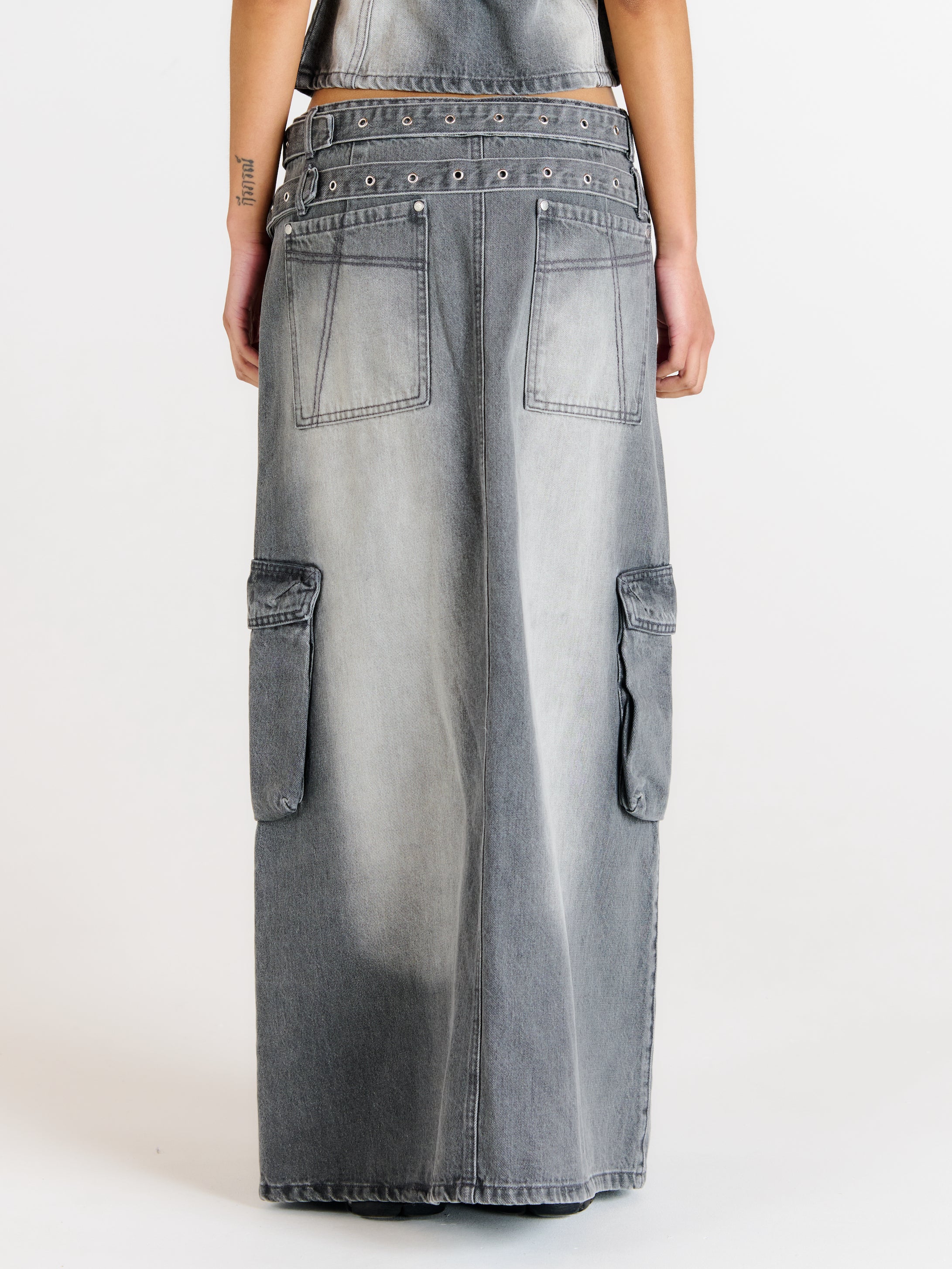 Vertigo Cargo Maxi Skirt - Image 5